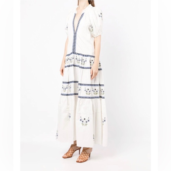 Lug Von Siga Floral Embroidered Maxi Dress - Picture 3 of 7